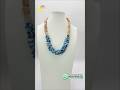 Natural Blue Opal Beads with Moonstone Customised Traditional &amp; Modern Mixed Handmade Necklace | RH
