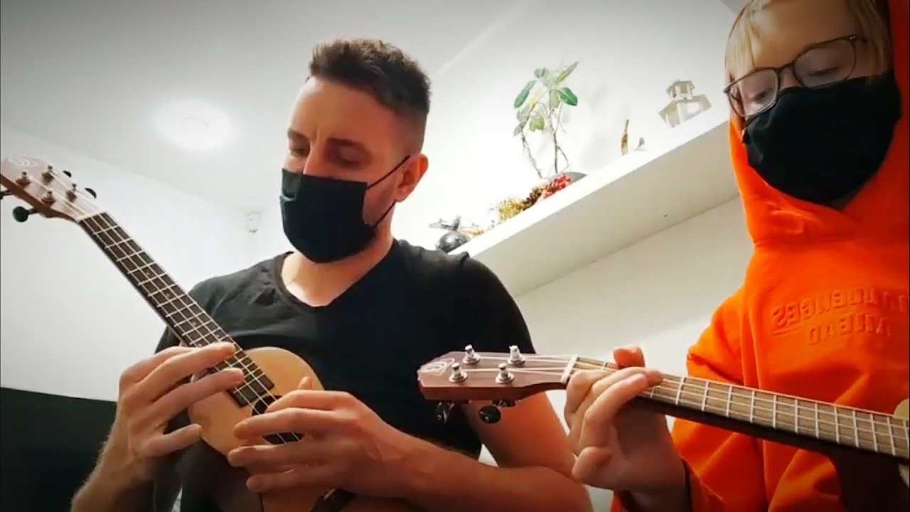 Squid game ukulele duo with Tymek my student YouTube