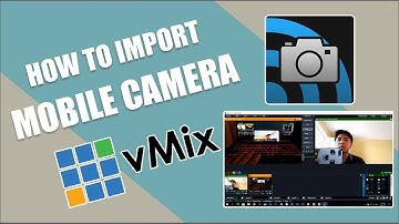 vMix tutorial: How to IMPORT MOBILE CAMERA into vMix