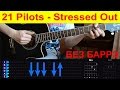 21 pilots - Stressed Out. БЕЗ БАРРЭ!!! Разбор на гитаре с табами