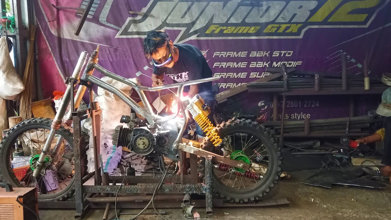 BOCORAN FRAME BEBEK STANDAR 2021 SHOCK BELAKANG SEREM BANGET!!!