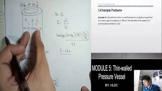Celebrity MODULE 5 (part 2) - Thin-walled Pressure Vessel Profile