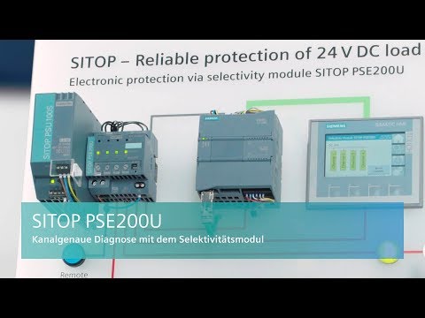 SITOP PSE200U - Kanalgenaue Diagnose mit dem Selektivitätsmodul