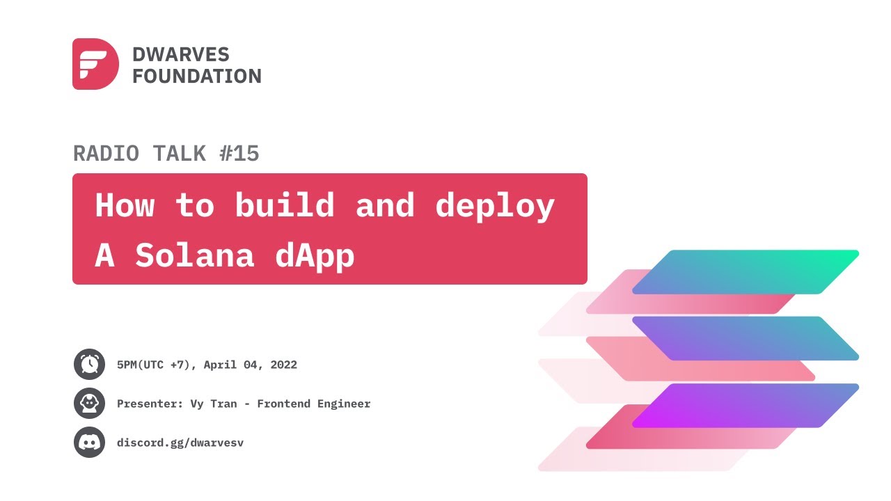 Radio Talk #15: Demo on how to build and deploy a Solana dApp - YouTube