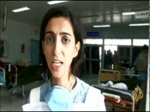 معانأة النازحين والمرضى في المستشفيات بسرت