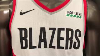 Portland Trail Blazers unveil Biofreeze sponsorship patch on