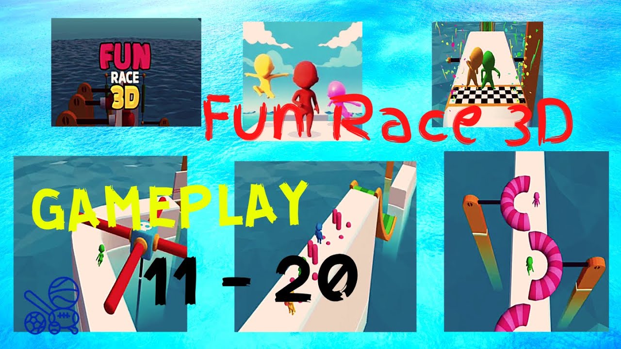 Fun Race 3D Gameplay Level 11 - 20 - YouTube