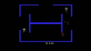 Berzerk - Atari 2600 Gameplay - Game 5 (2K Bonus/Rebound Evil Otto/Shooting Robots) - No Commentary