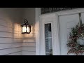 Replacing Front Entrance Exterior Lights