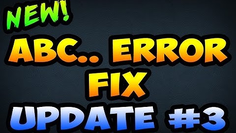 "NEW!!! UPDATE #3" Black Ops 3 Error Code ABC... Server not available - *FIX*