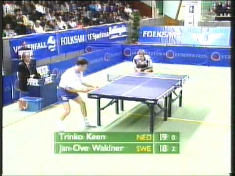 semifinal waldner mot trinko keen soc 1995. swedish open championship semifinal mens single waldner keen