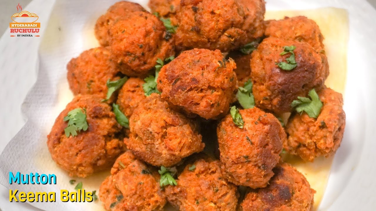 Keema Balls Recipe | మటన్ కీమా బాల్స్ | New Mutton Keema Balls Recipe in Telugu | Hyderabadi Ruchulu