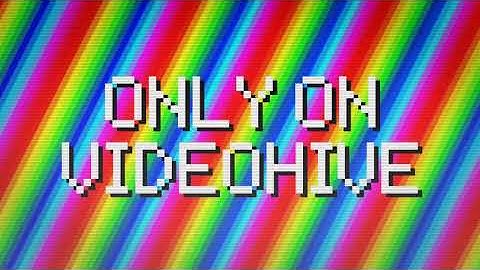 Animated Pixel Typeface and Opener | After Effects template