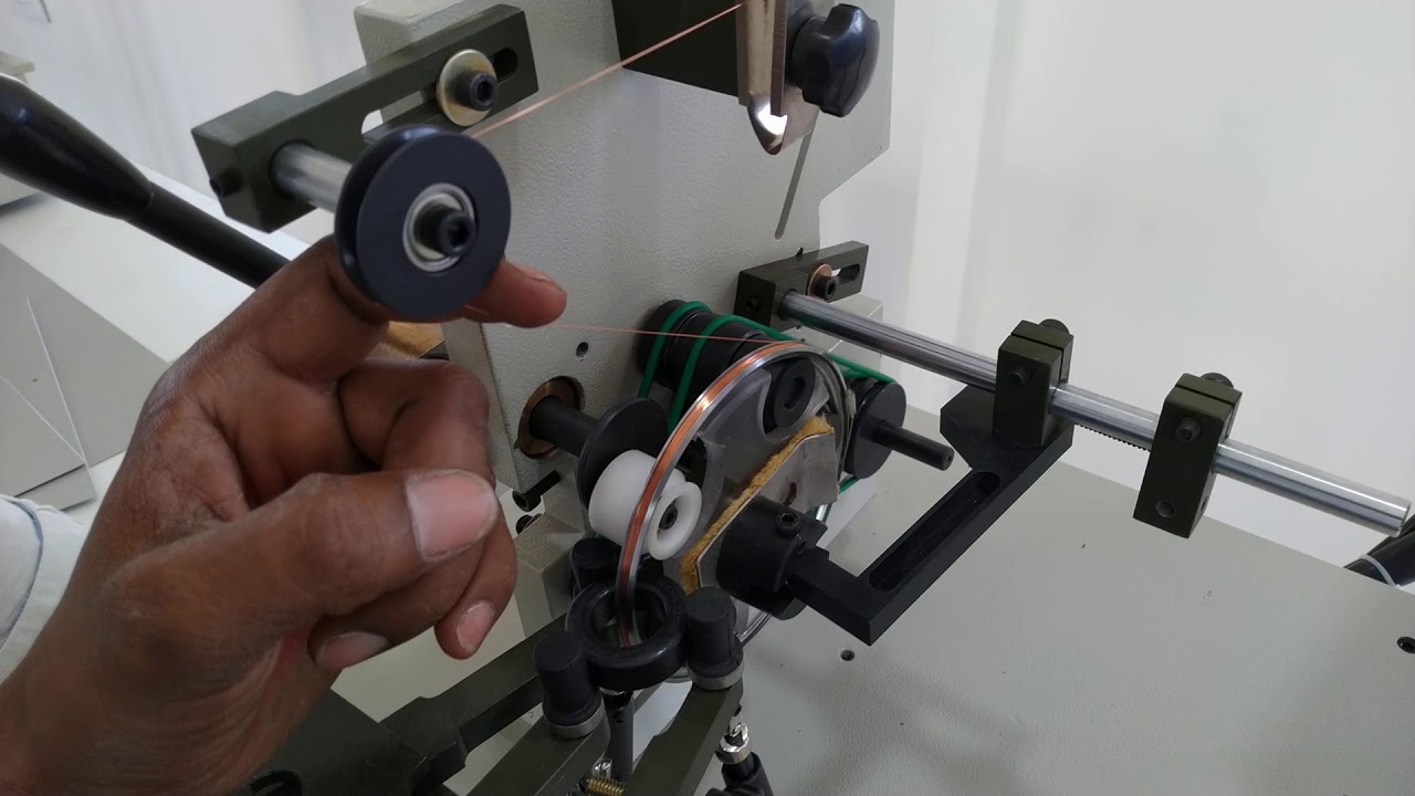 TOROIDAL WINDING MACHINE S_B100 YouTube