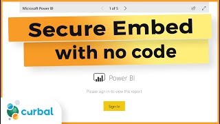 embed power bi with login (secure embed) or public viewing