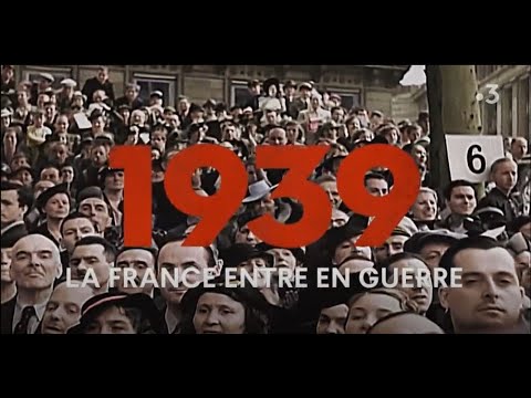 La France entre en guerre, dans les années 1939 - 1945.