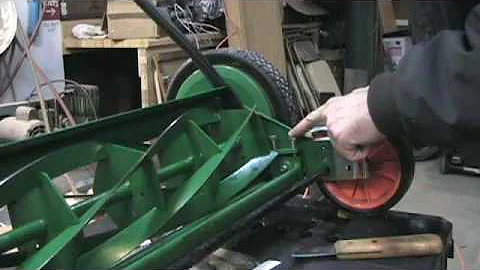 How a push reel mower works - Scotts Classic 20" example