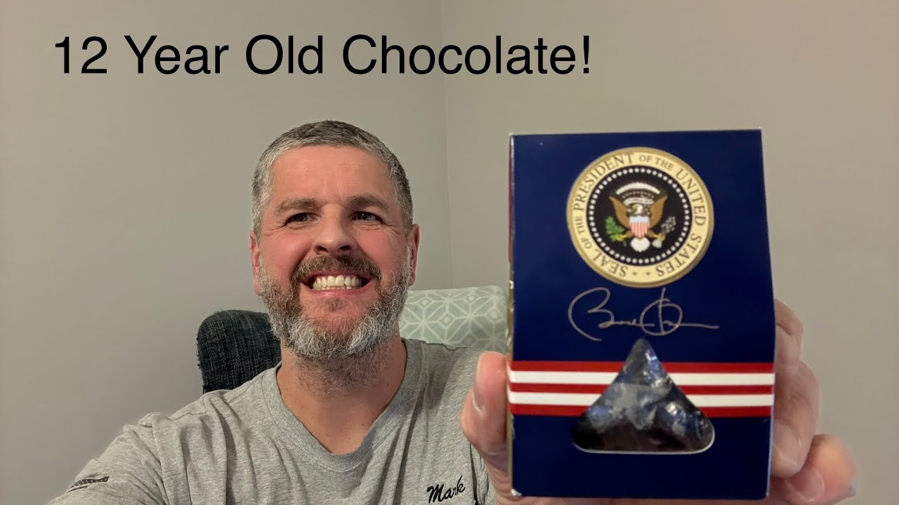 Eating 12 Year Old Chocolate Given To Me By President Barack Obama!