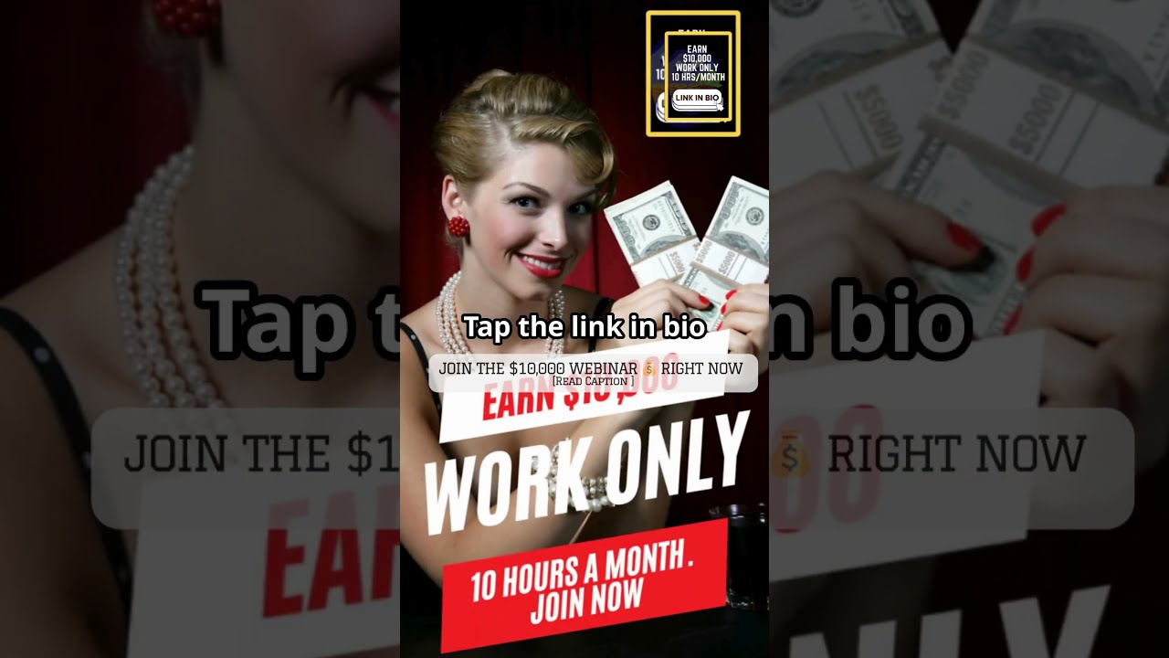 Earn 10 000 Work Only Hours A Month Tap Link In Description Wealth AI Business 