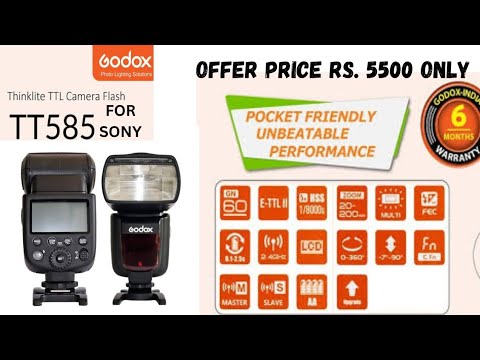 Godox V1 Sony TTL On-Camera Round Flash Speedlight For Sony - FOMITO.SHOP