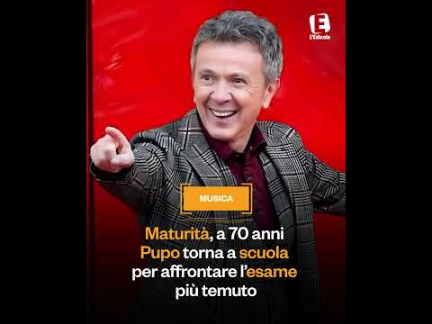 Video Maturità, a 70 anni Pupo torna a scuola per affrontare lesame più temuto