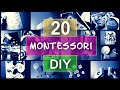 DIY - Montessori Spiele selber machen - 20 Ideen ✅