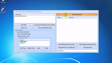 How To Use Extract Meta Tags From Multiple Websites Software