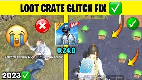 😤PUBG Mobile Lite Loot Crate Glitch Fix | How To Fix Loot Crate Problem In PUBG Mobile Lite 🔥