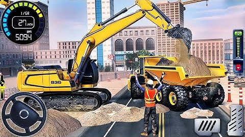 Tunnel Construction Sim 2025 - Mega Machines JCB Simulator 3D - Android GamePlay