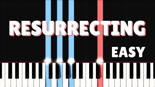 Elevation Worship - Resurrecting | EASY PIANO TUTORIAL by Synthly Piano