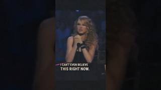 Taylor Swift won the 2008 CMT Video of the Year Award for “Our Song” at the CMT Music Awards
