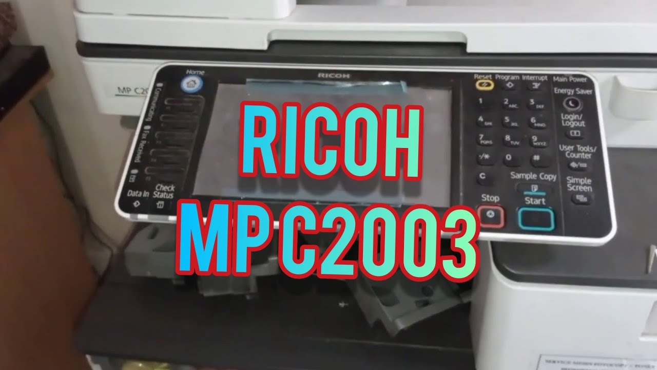 ricoh mp c2004 คู่มือ review