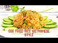 Simple egg fried rice at home without a wok  be in canada