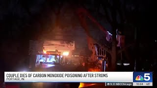 2 die from carbon monoxide poisoning linked to generator use in NW Indiana Two Dead From Carbon Monoxide Poisoning