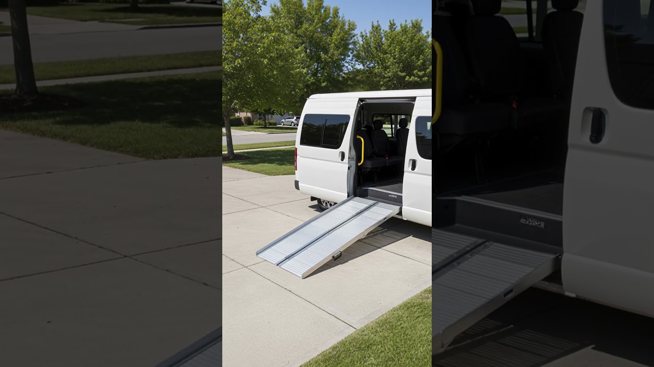 8ft Mobile Wheelchair Ramp- 244x72CM Multi Fold