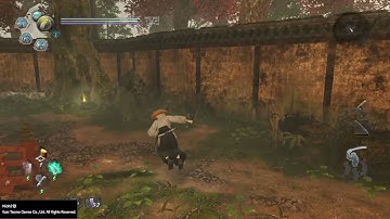 Nioh 2 high stance dash attack  practice