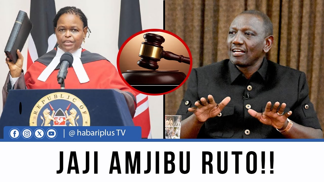 Jaji Mkuu Kenya Martha Koome Amjibu Rais Ruto Kuhusu Madai Ya Ufisadi 