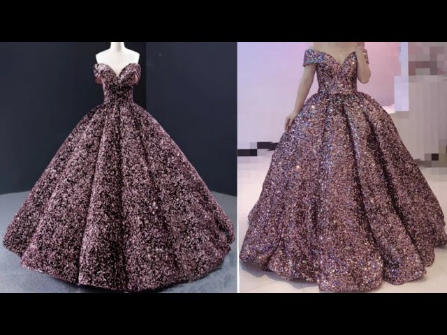 Designer gown cutting and stitching #shortvideo - YouTube