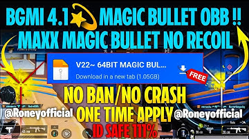 BGMI 4.1 AIMBOT OBB | BGMI 4.1 NO RECOIL CONFIG | BGMI NO RECOIL CONFIG 4.1 [100% Safe No Ban ]