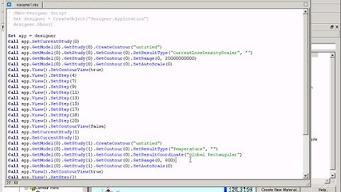 JMAG-Designer：Record and Run Operation Script