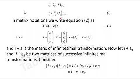 INFINITESIMAL ROTATIONS -LEC 30 | CLASSICAL MECHANICS