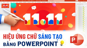 Hướng dẫn tạo Hiệu ứng Chữ cực sáng tạo bằng Powerpoint / Khóa học #Powerpoint Online: 9slide.com/
