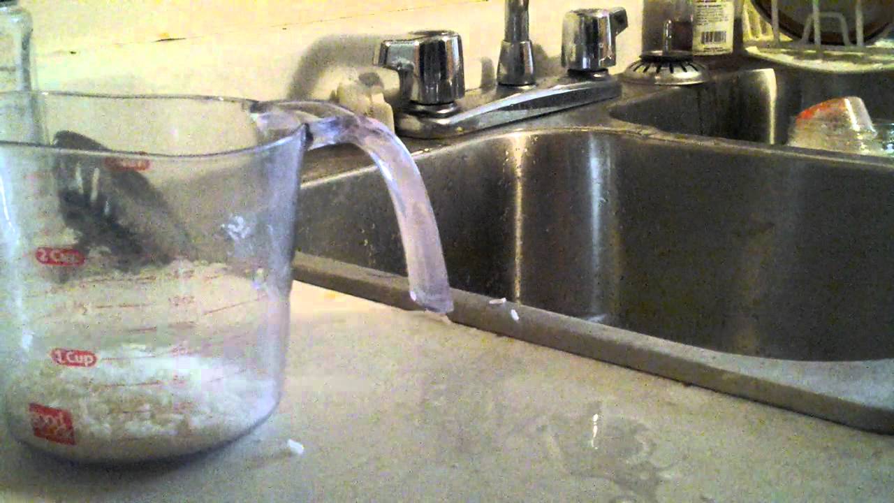 Baby bottle cleaning with a bottle brush - YouTube