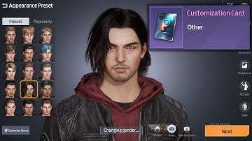 UNDAWN - Gender Customization Card - Free & Paid Way to buy