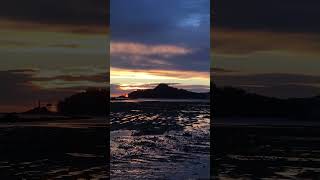 Atardecer en la playadelourido #isladetambo #galiciacalidade #noviembre2024