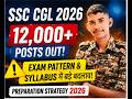 SSC CGL 2026 Notification Out 🔥 12000+ Posts & Big Changes in Exam Process #faujiseeducationtak