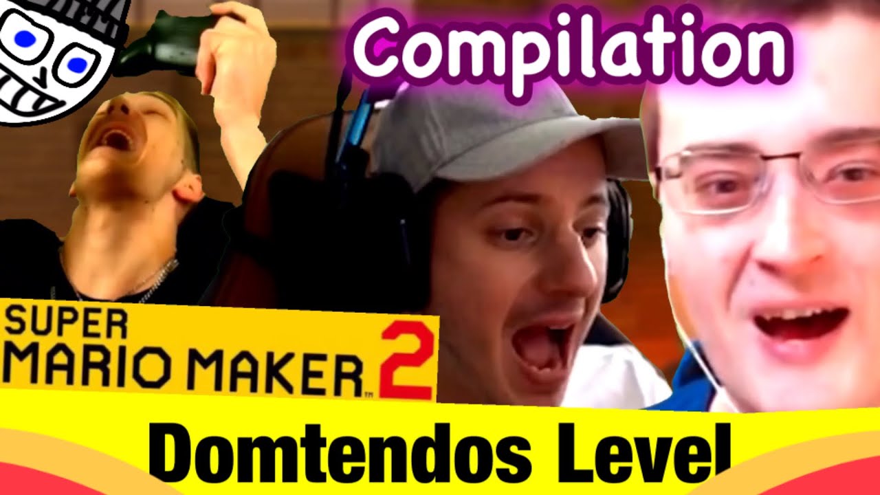 Huebi, Der Hardi & Bluex2 vs. Domtendos Mario Maker 2 Level