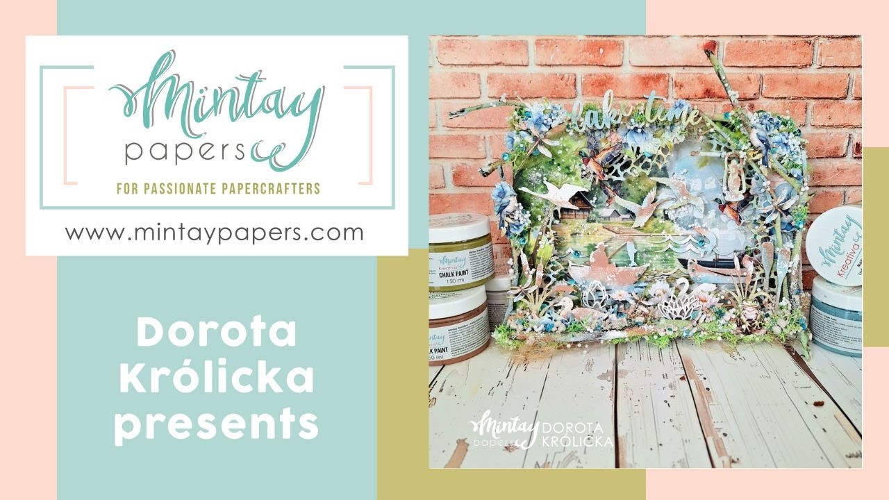 #285 | Mixed media decor with By The Lake collection | Dorota Królicka