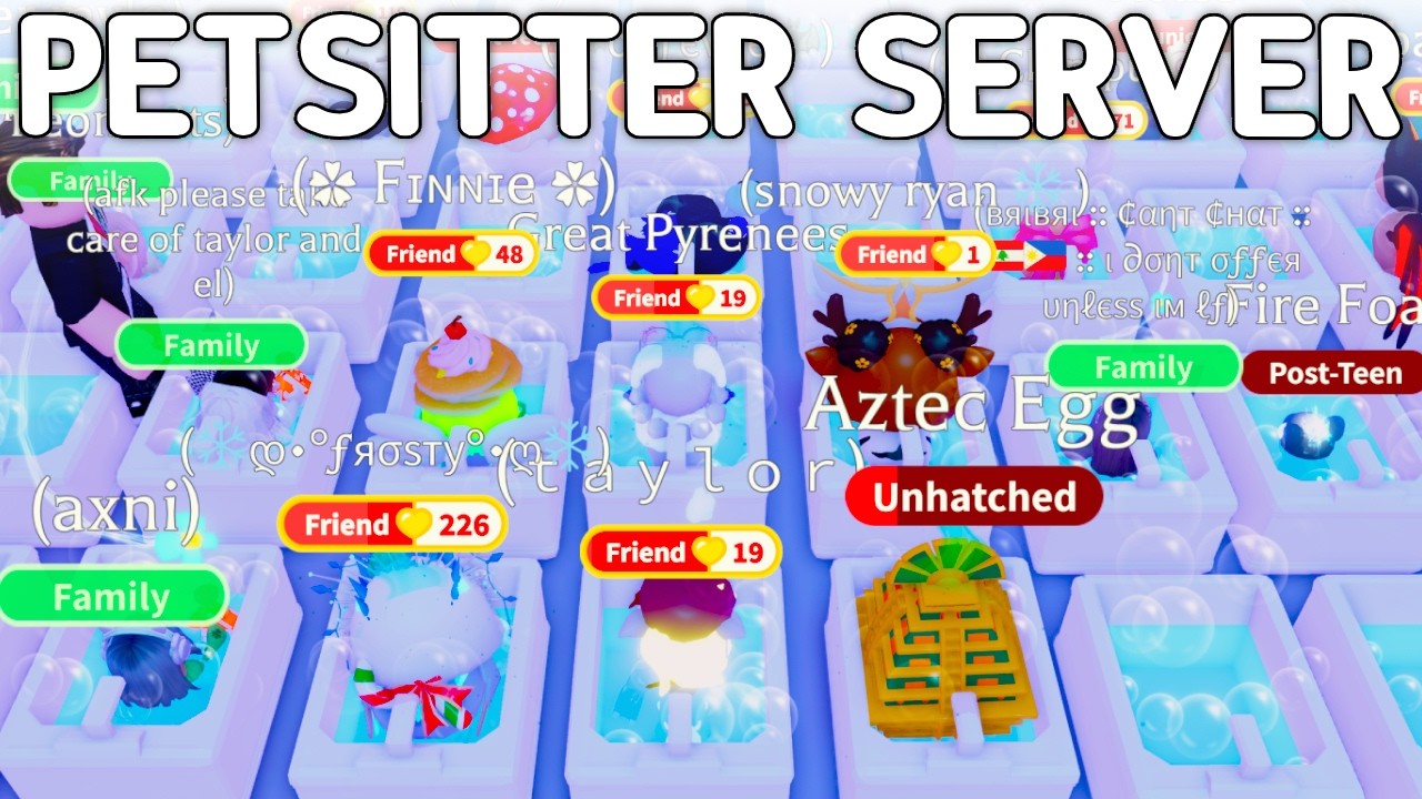 This Adopt Me Server AGES YOUR PETS AFK! - YouTube