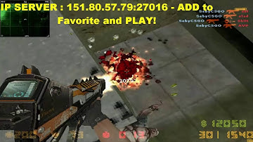CS 1.6 - BEST SERVER JaSco Zombie Plague 5.0.5 SUPER FAST AMMO, VIP FREE, Thantos 7, Janus , HAMMER!